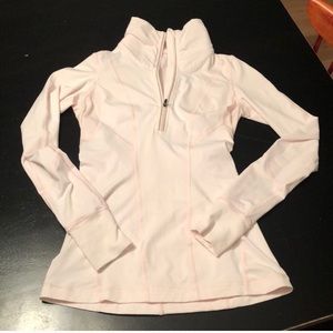 Light pink lululemon pullover- perfect condition
